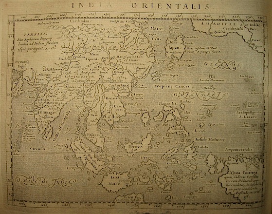 Magini Giovanni Antonio India Orientalis 1620 Padova